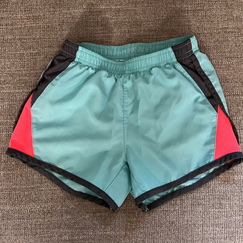 Nike Dri-Fit shorts - Aqua and Orange